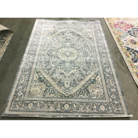Safavieh 4 x 6 ft. Cosmopolitan 600 Cream & Blue Power Loomed Rectangle Area Rug CSMB689M-4